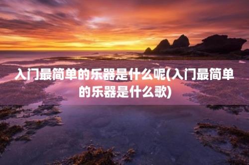 入门最简单的乐器是什么呢(入门最简单的乐器是什么歌)