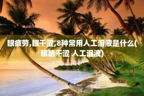 眼疲劳,眼干涩,8种常用人工泪液是什么(眼睛干涩 人工泪液)