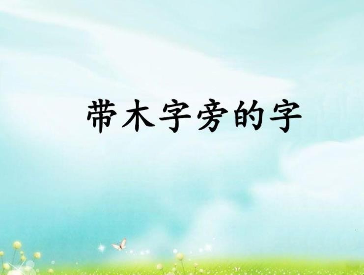 木字旁的字有哪些字