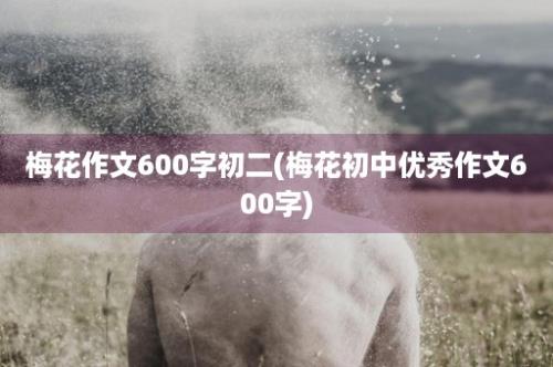 梅花作文600字初二(梅花初中优秀作文600字)