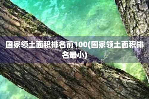 国家领土面积排名前100(国家领土面积排名最小)