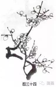 国画初学者入门步骤画梅花（大家一起学学国画梅花的各种画法）(24)