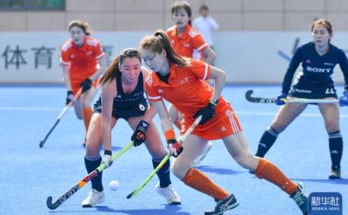 女子曲棍球国际邀请赛：江苏队胜日本索尼队
