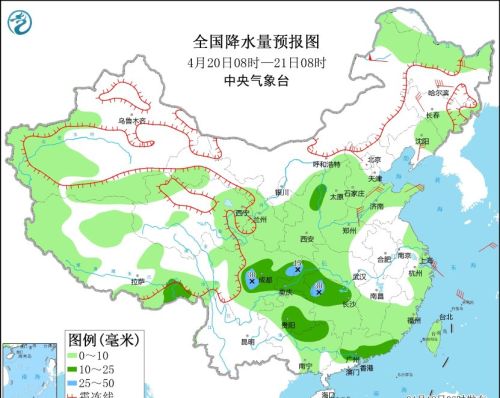 江南华南将有较强降水过程 强冷空气将影响我国大部地区
