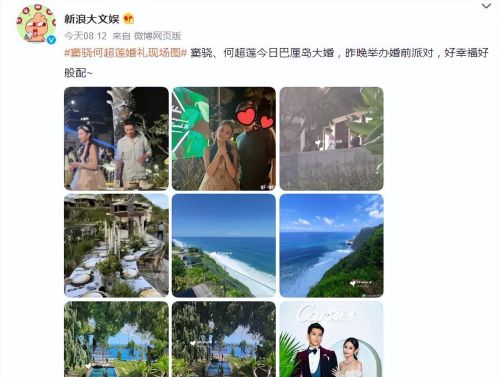  何超莲穿公主裙露面，和窦骁合体向嘉宾敬酒，赌王家族将缺席婚礼