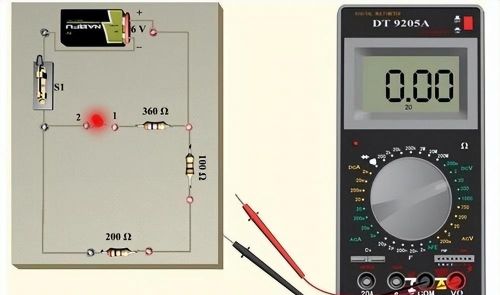 使用万用表测量直流电阻(万用表的使用和直流电阻的测量实验报告)