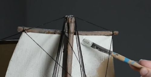 纸板模型系列，带你学习如何用纸板制作复古的帆船模型！