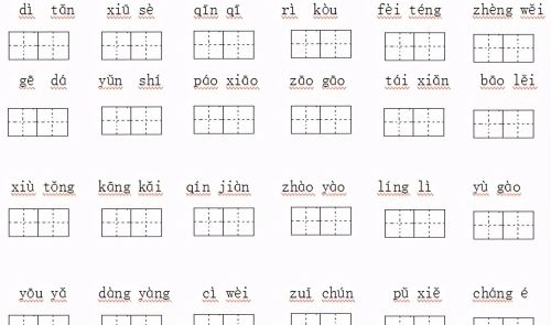 六年级上册语文形声字有哪些(六年级语文上册字形题)