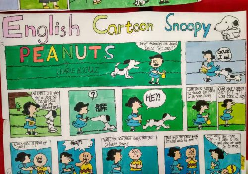这些小学生英语漫画作品仿佛来自漫画书，太惊艳了