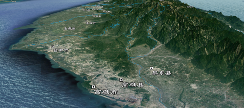 高清立体地图看祖国第一大岛——台湾岛