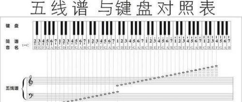 钢琴键盘哪个是1(怎么认识钢琴键盘上的数字)
