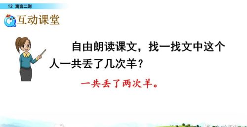 小学语文二年级下册寓言二则(二年级语文下册《寓言二则》课件)