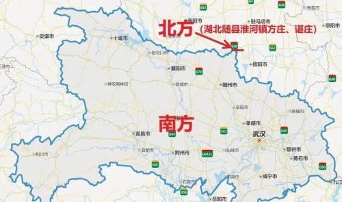 中国南北分界线省份地图(中国南北分界线是哪个省)