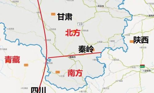中国南北分界线省份地图(中国南北分界线是哪个省)