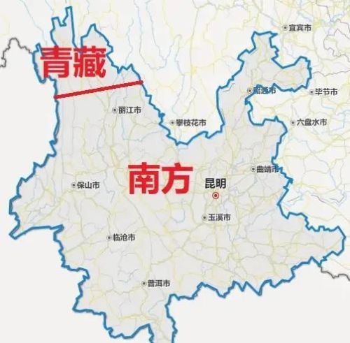 中国南北分界线省份地图(中国南北分界线是哪个省)