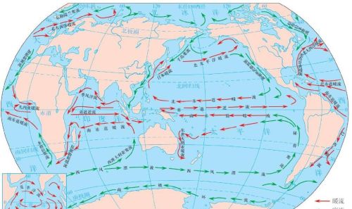 世界洋流的分布规律及其对地理环境的影响(世界洋流分布规律及成因)