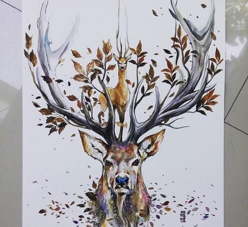 画鹿的画家有哪些(画鹿的艺术家)