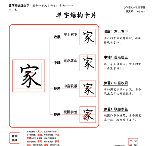 一年级字的部首(一年级字头本)