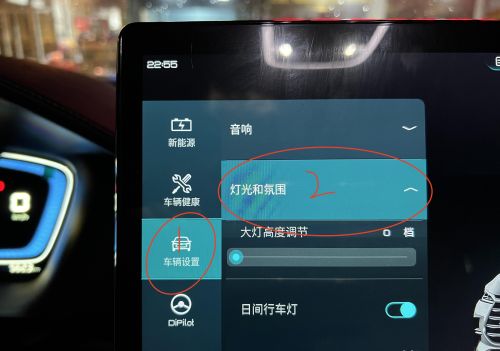 唐dm车内照明灯怎么设置(唐dm 灯光)