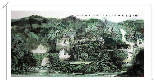 周青峰山水画作品欣赏(周青峰画的价格)