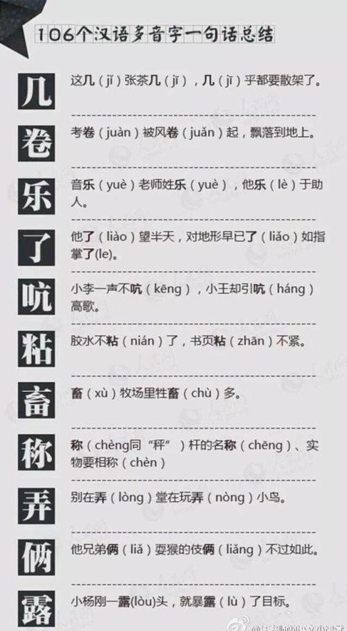 易考多音字(多音字考查什么)