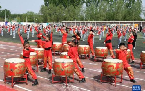 北京平谷：乡村小学将鼓文化融入美育课程