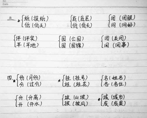 二年级下学期语文形近字组词(形近字组词大全100组二年级上册)