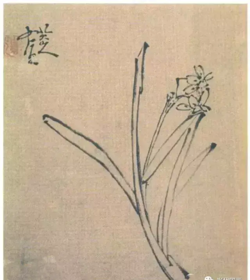 四大名家画兰花图片(四大名家画兰花作品)