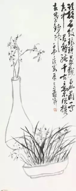 四大名家画兰花图片(四大名家画兰花作品)