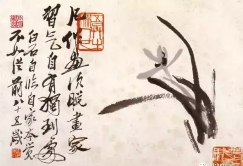 四大名家画兰花图片(四大名家画兰花作品)