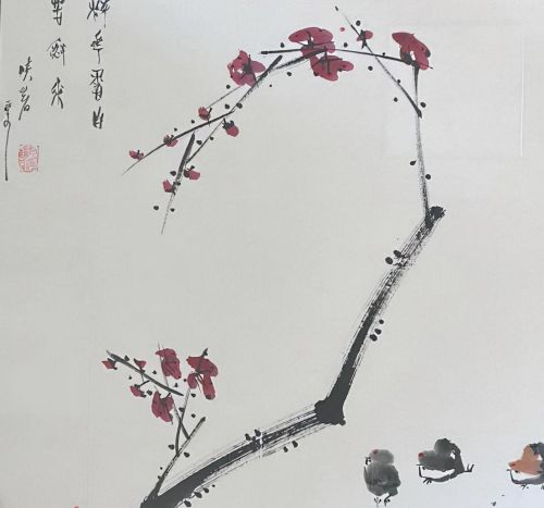 梅花香自苦寒来王小梅(梅花香自苦寒来毛笔字欣赏)