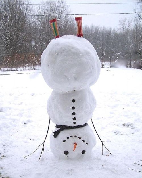 圣诞节 各种奇思妙想的雪人