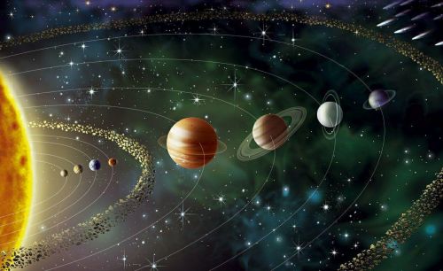 太阳系中行星的排序(太阳系行星排布规律)