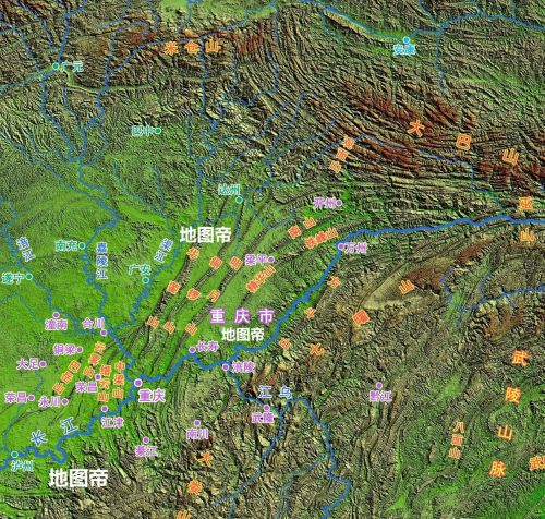 山城重庆有哪些山(重庆都有哪些山)