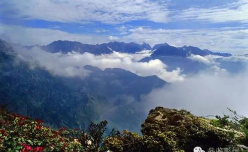 九峰山的云海和雪景(龙门山和九峰山哪个好玩些)