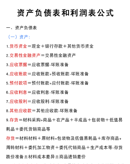 资产负债表、利润表的格式及编制要求(资产负债表,利润表模板)