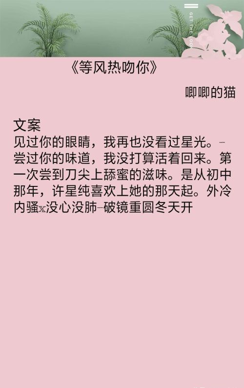 9.《她的小梨涡》(《她的小梨涡》惊艳书摘)