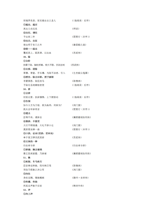 文言文常考实词以及18个虚词有哪些(文言文常考实词以及18个虚词是什么)