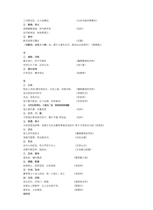 文言文常考实词以及18个虚词有哪些(文言文常考实词以及18个虚词是什么)