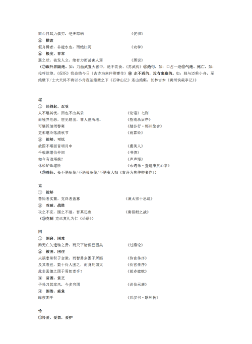 文言文常考实词以及18个虚词有哪些(文言文常考实词以及18个虚词是什么)