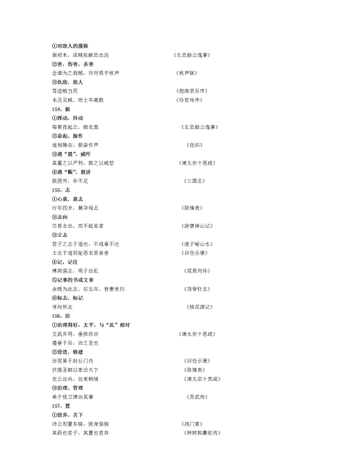 文言文常考实词以及18个虚词有哪些(文言文常考实词以及18个虚词是什么)