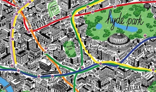 创意城市手绘地图(手绘城市地图怎么画)