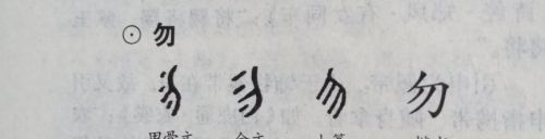 勿字的古汉语意思(勿的古今字)