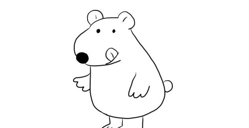 和平鸽 企鹅 北极熊 小蜗牛 草莓 小林儿童简笔画24期