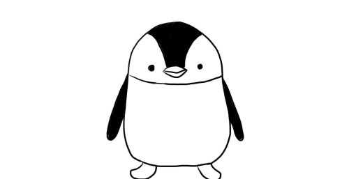 和平鸽 企鹅 北极熊 小蜗牛 草莓 小林儿童简笔画24期