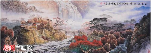 2021年张月岗山水画(画家张月岗山水美篇)