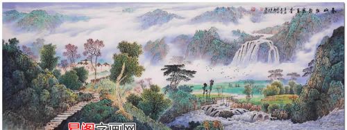 2021年张月岗山水画(画家张月岗山水美篇)