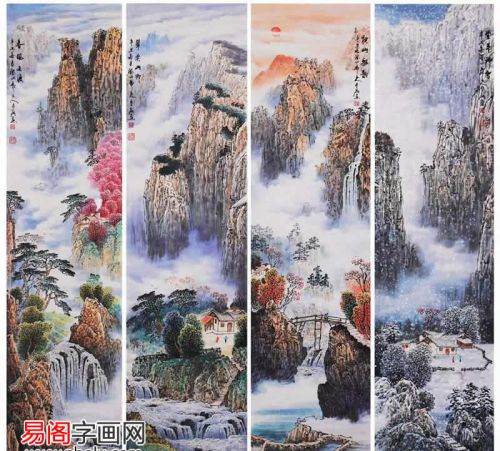 2021年张月岗山水画(画家张月岗山水美篇)