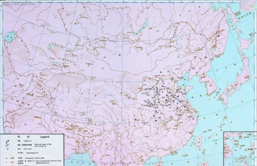 中国古代朝代分布图(中国古代各朝代的顺序)