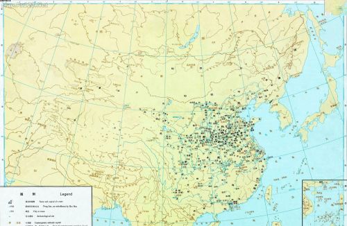 中国古代朝代分布图(中国古代各朝代的顺序)